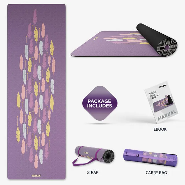 RDX D6 Tappetino Yoga 6mm 183x61 Antiscivolo
