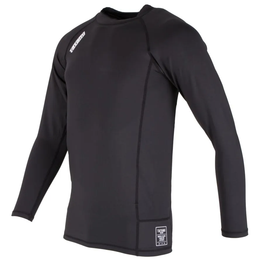 Tatami Fightwear Nova rash guard maniche lunghe nero