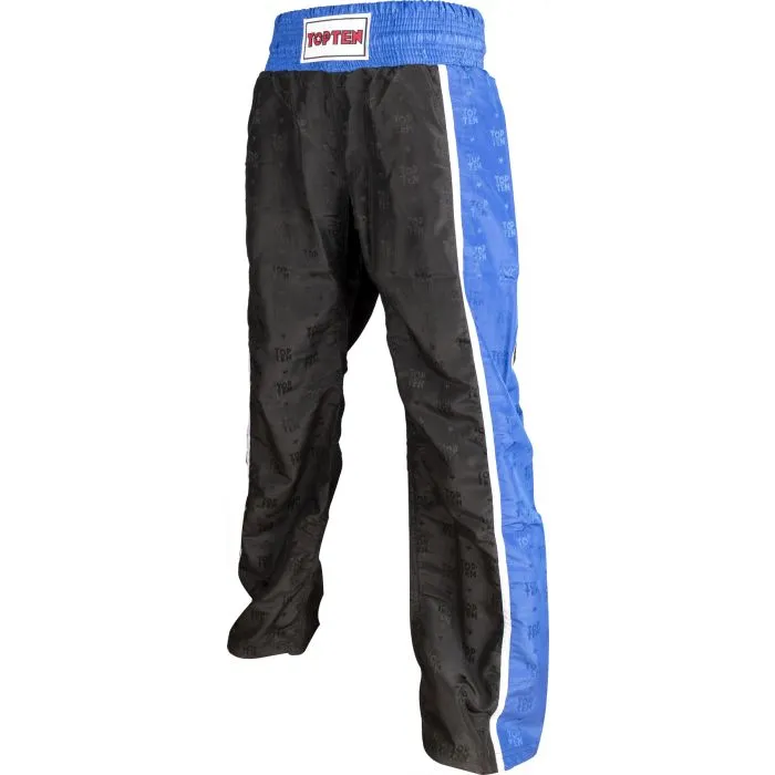 TOP TEN Prism Stripes pantaloni kickboxing poliestere