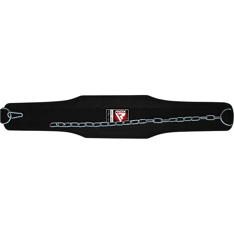 RDX 4DP cintura zavorra palestra nera catena