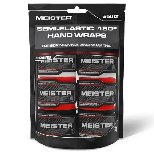 Meister Bende Semi-Elastiche 457 cm Boxe 3 Paia Nero
