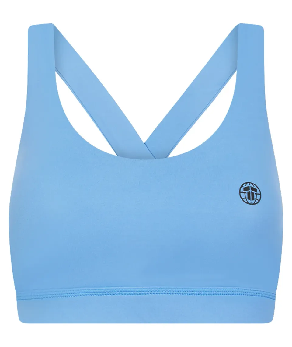 Tatami Fusion reggiseno sportivo blu sostegno medio