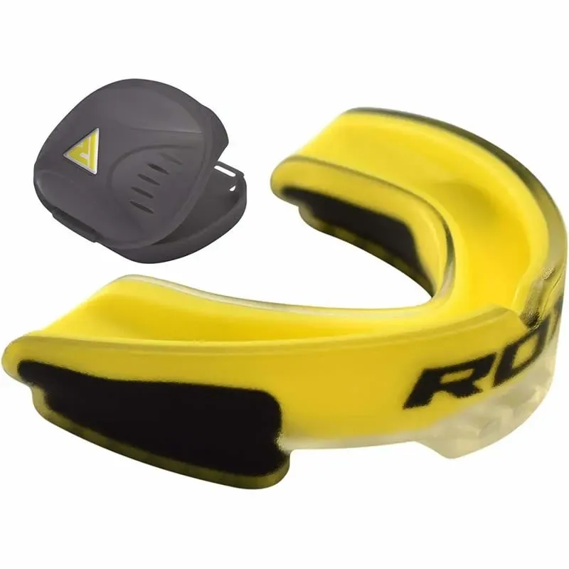 RDX 3Y paradenti giallo gel bolli e mordi boxe