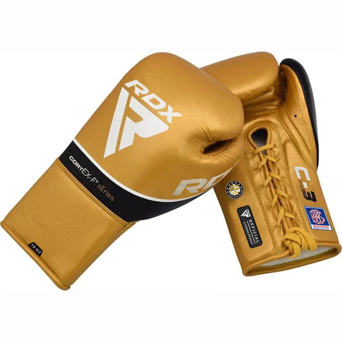 RDX C3 Guantoni Boxe Pelle Lacci 10oz