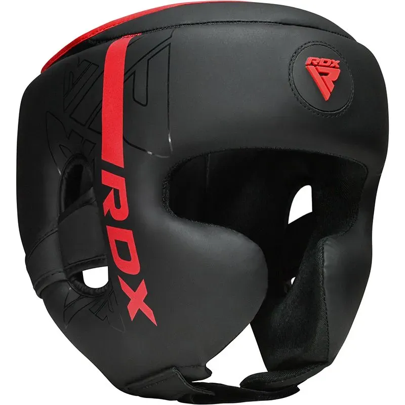 RDX F6 Kara casco boxe bambini pelle Maya Hide