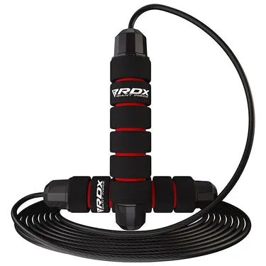 RDX W1 corda salto boxe manici foam regolabile