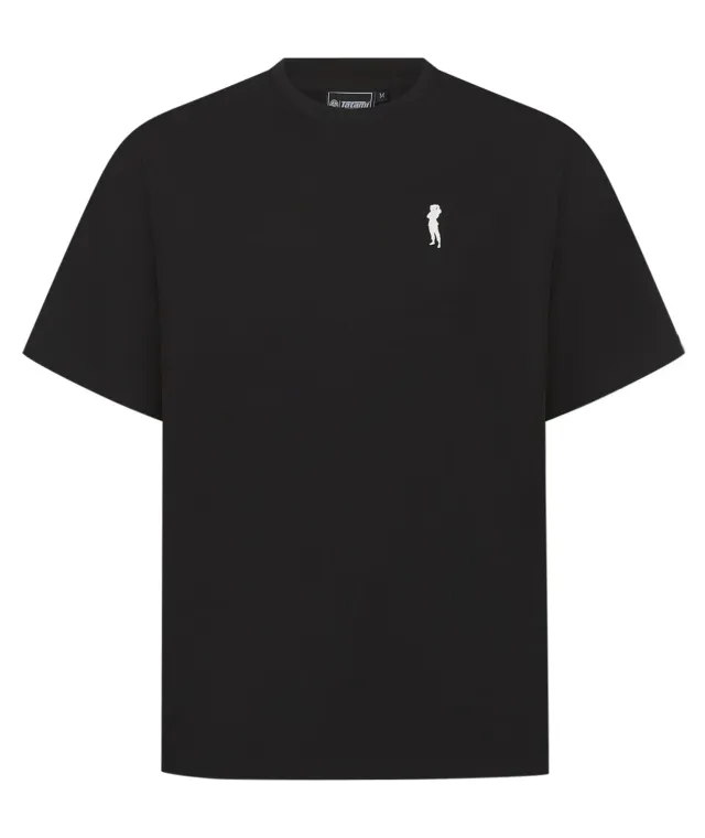 Tatami Helena t-shirt uomo oversize nera cotone