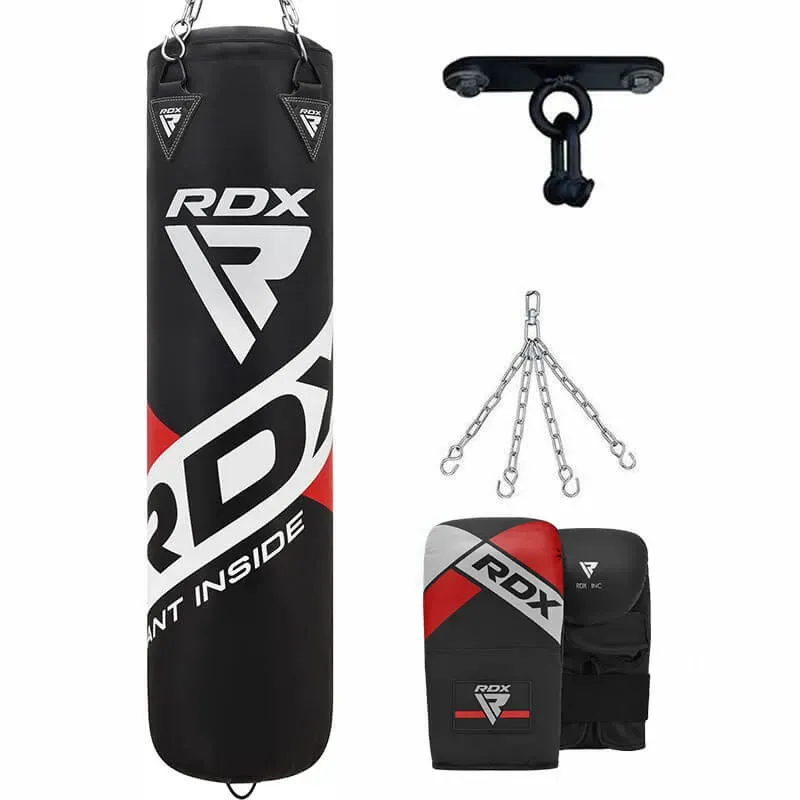 RDX F10B Sacco da Boxe con Guanti 4 Piedi Riempito
