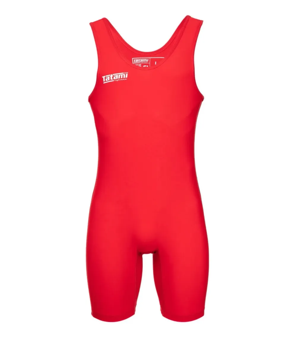 Tatami Wrestling Singlet lotta rosso uomo