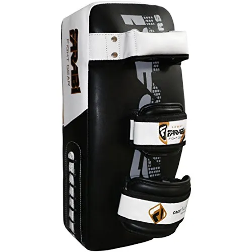 Farabi Kick Shield scudo muay thai curvo pelle sintetica