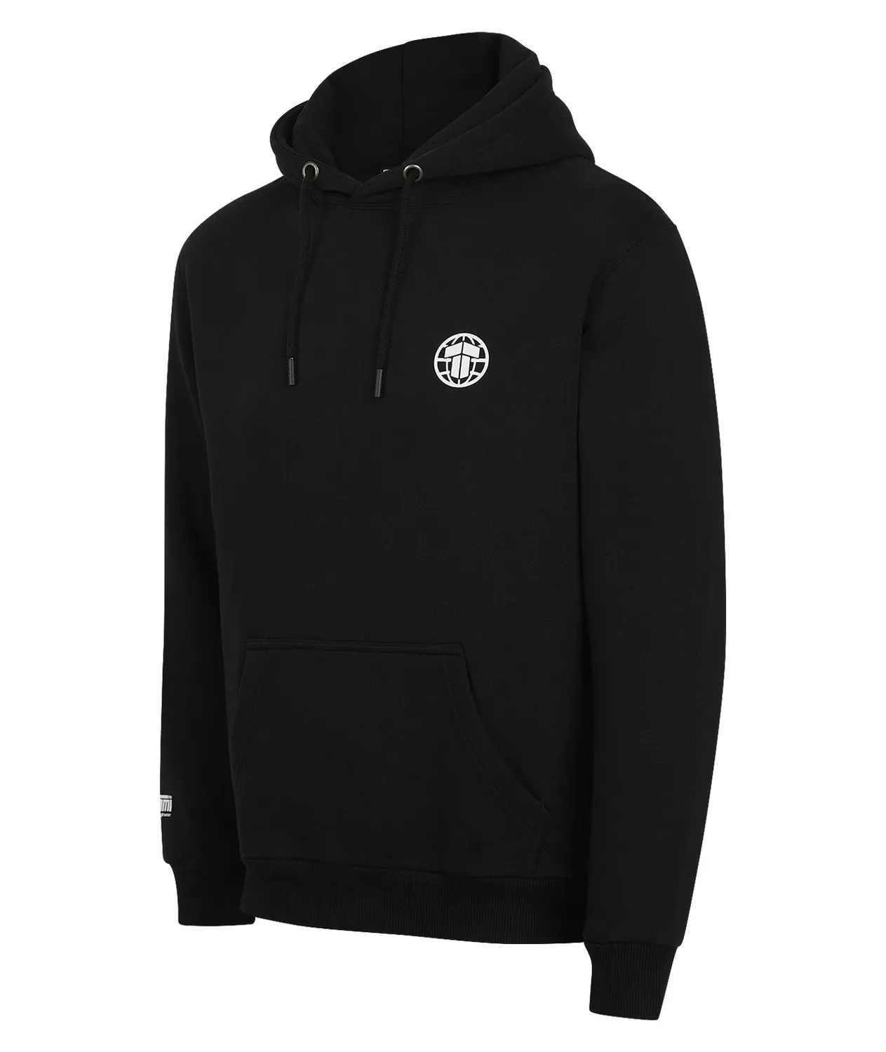 Tatami Globe Hoodie felpa cappuccio nera 280 GSM