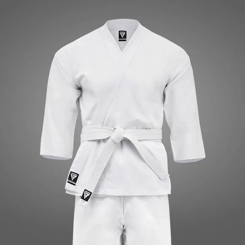 RDX T1 Warrior karate gi bianco con cintura