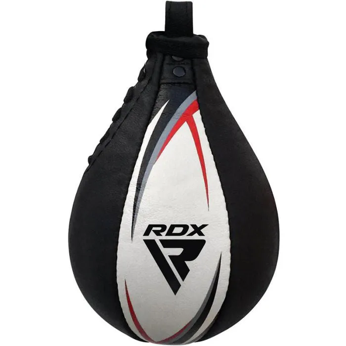 RDX S2 Palla Veloce Boxe in Pelle Bianca