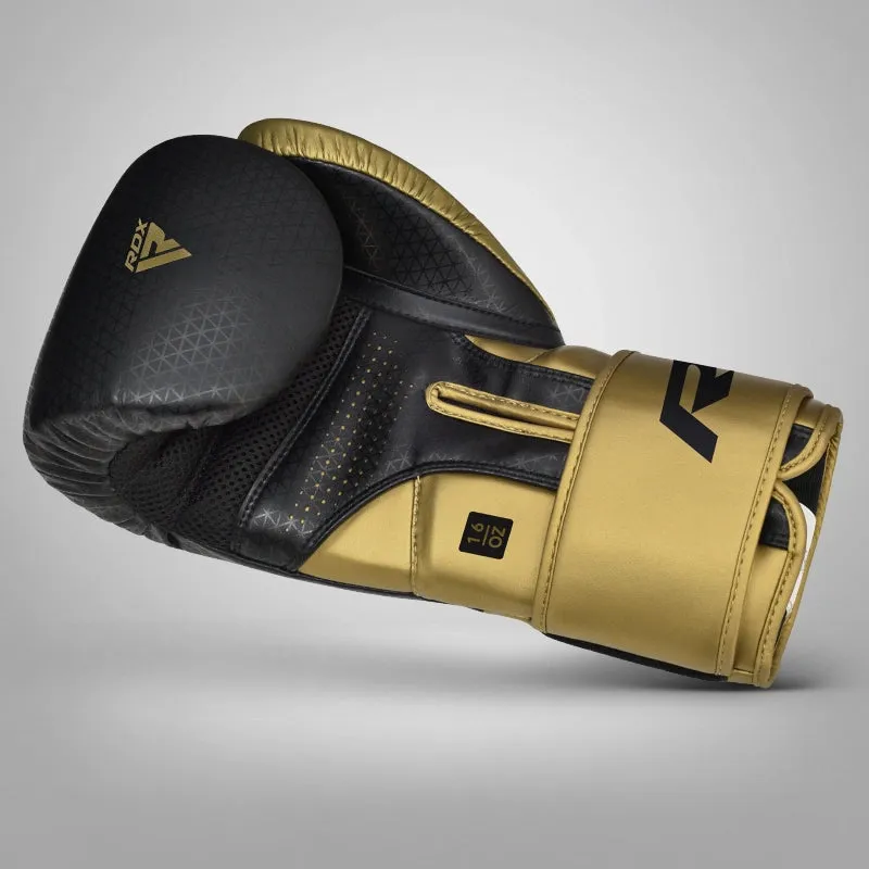 RDX L2 Mark Pro Guantoni Boxe Dorati 14oz Pelle