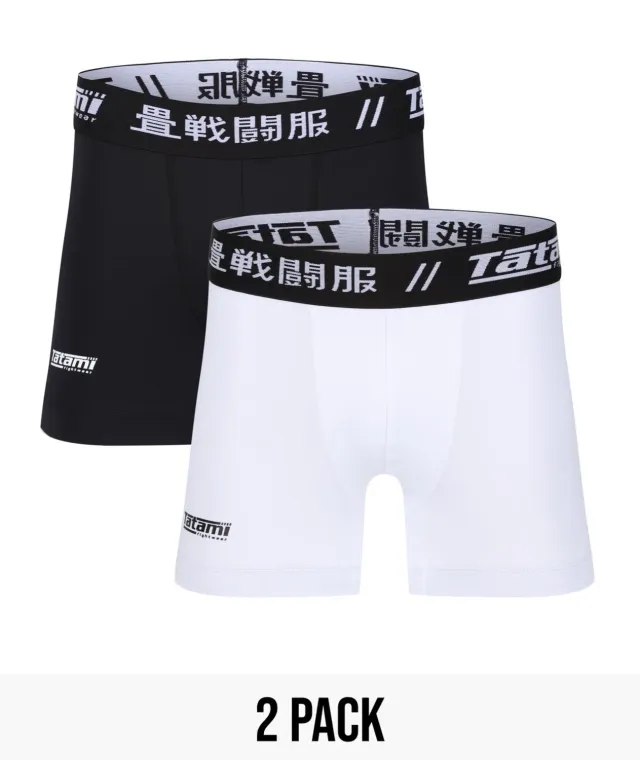 Tatami Grappling boxer intimo uomo nero 2 pack