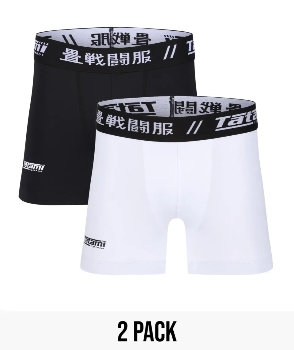 Tatami Grappling boxer intimo uomo nero 2 pack
