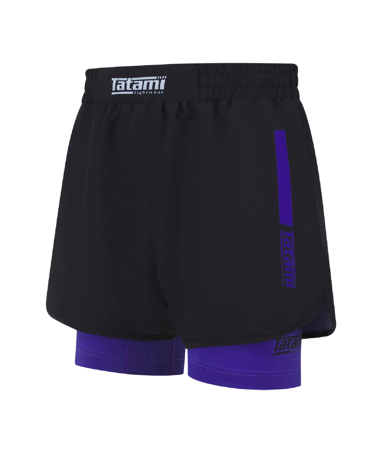 Tatami IBJJF Ranked Hybrid shorts viola compressione