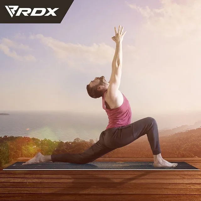 RDX D6 Iris Tappetino Yoga PVC 6mm Marrone Antiscivolo