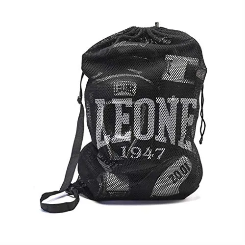 Leone 1947 Mesh Bag Sacca Rete Nera 35 Litri