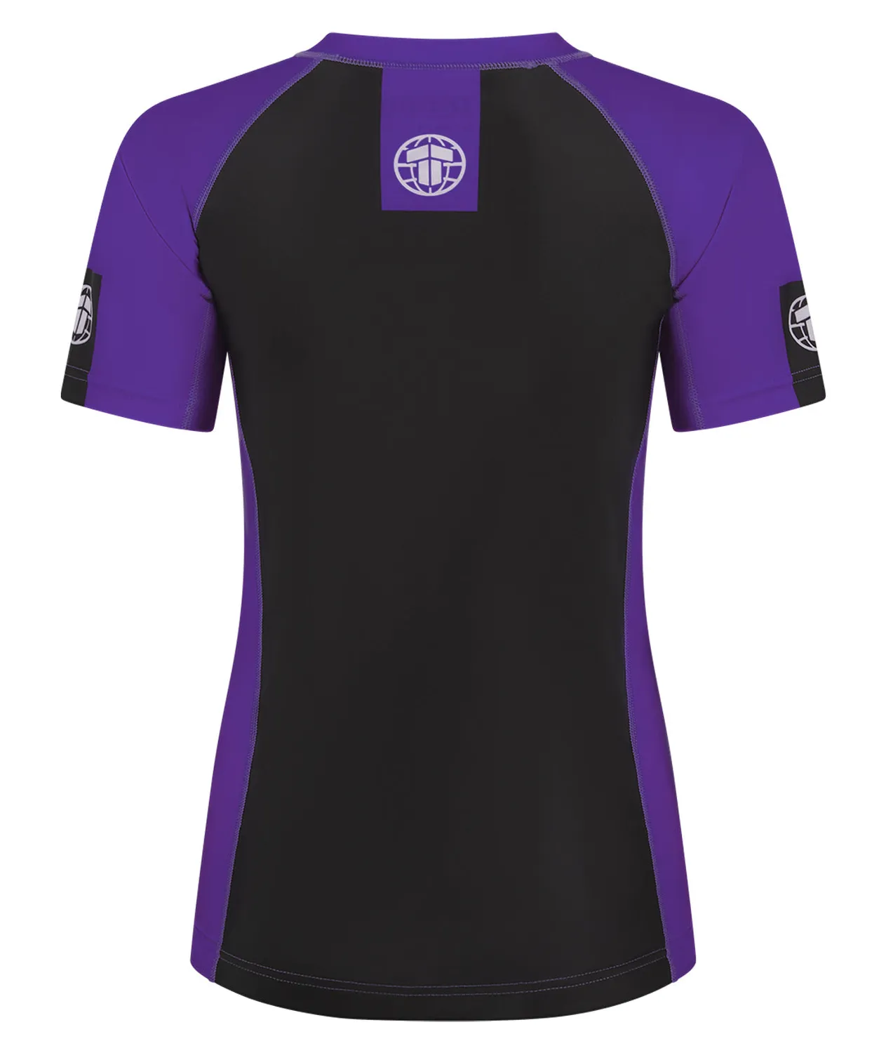 Tatami IBJJF Ranked rash guard donna viola manica corta