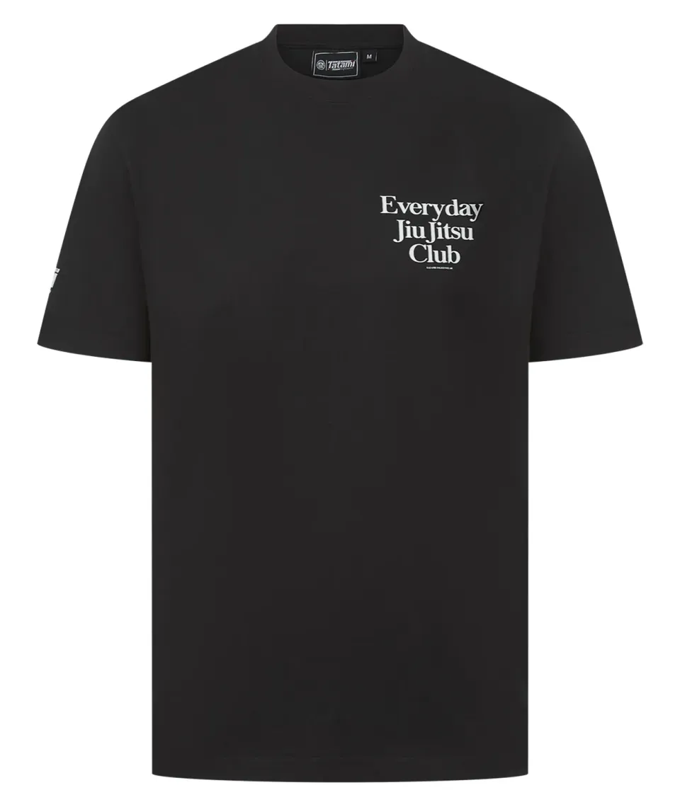 Tatami Everyday Jiu Jitsu T-Shirt Nera Cotone