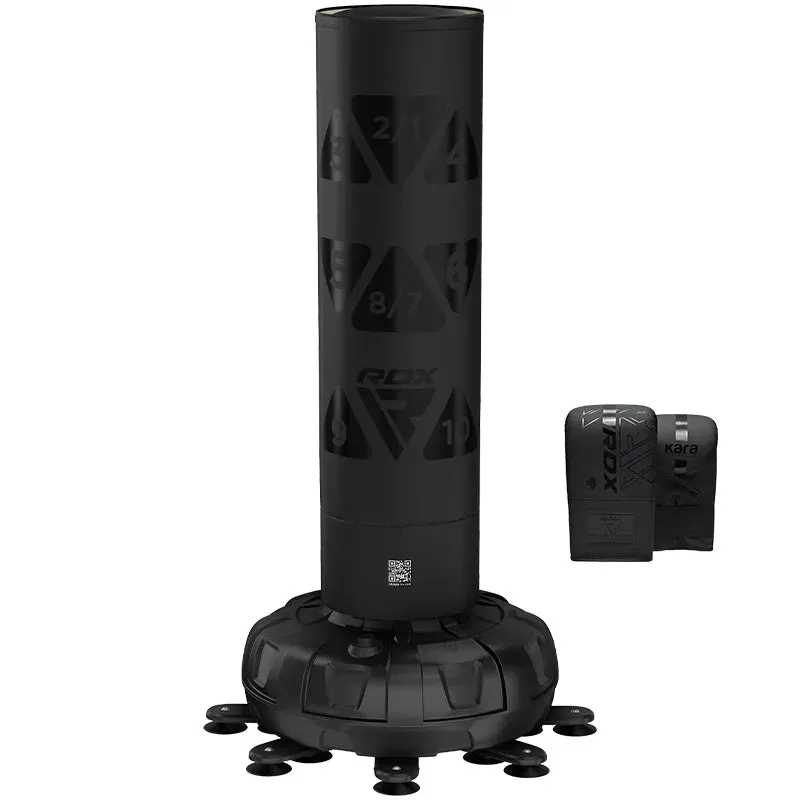 RDX KT Ronin 6ft sacco boxe base terra + guantini