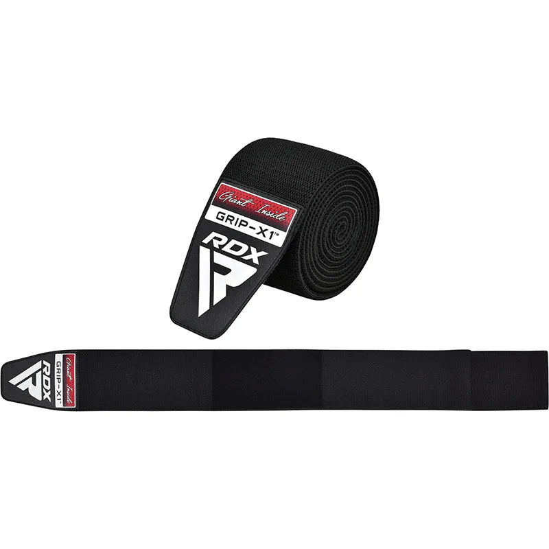 RDX K1 Ginocchiera Elastica Nera Compressione Powerlifting