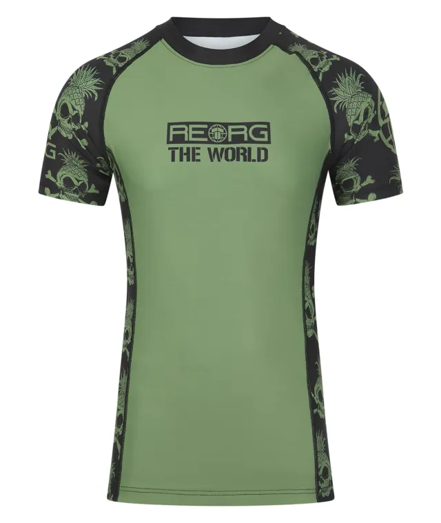 Tatami Fightwear Reorg rash guard uomo maniche corte kaki