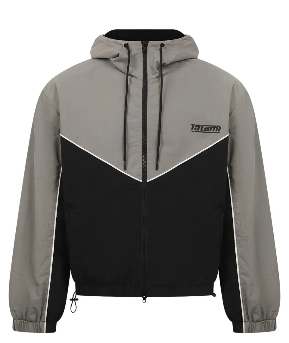 Tatami Fightwear Team giacca grigia con cappuccio antivento