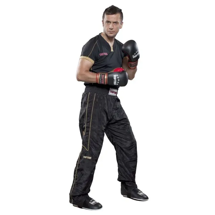 TOP TEN Prism pantaloni kickboxing 100% poliestere