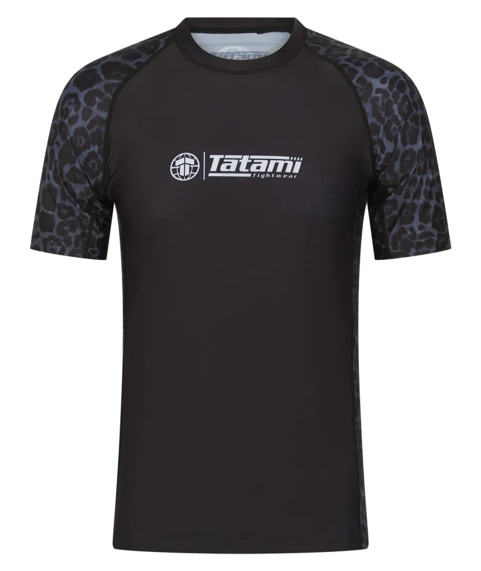 Tatami Fightwear Recharged rash guard uomo leopardato grigio