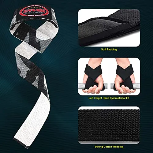 Farabi Wrist Straps straps palestra camo antiscivolo