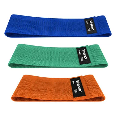 RDX Bande Elastiche Fitness Tessuto 3 Pezzi