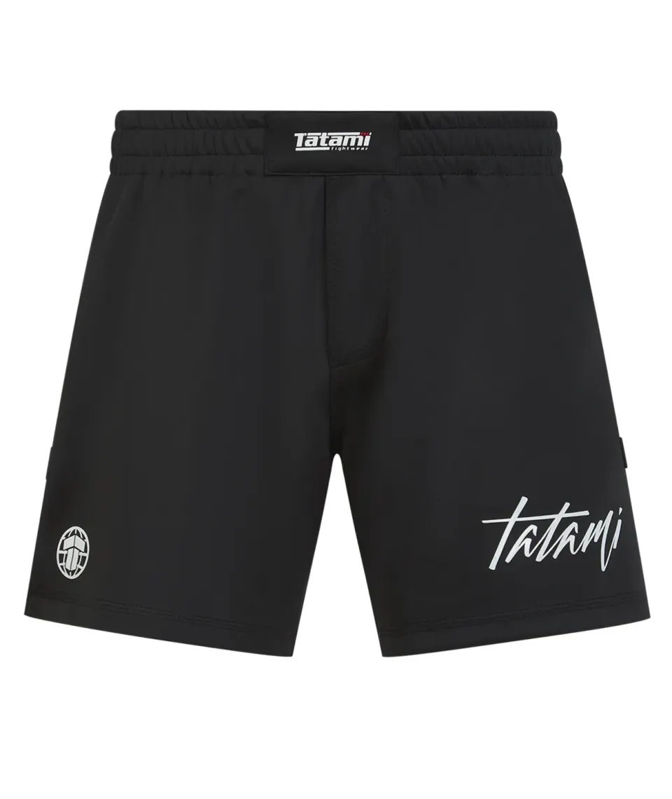 Tatami Fightwear Rupture High Cut shorts grappling neri