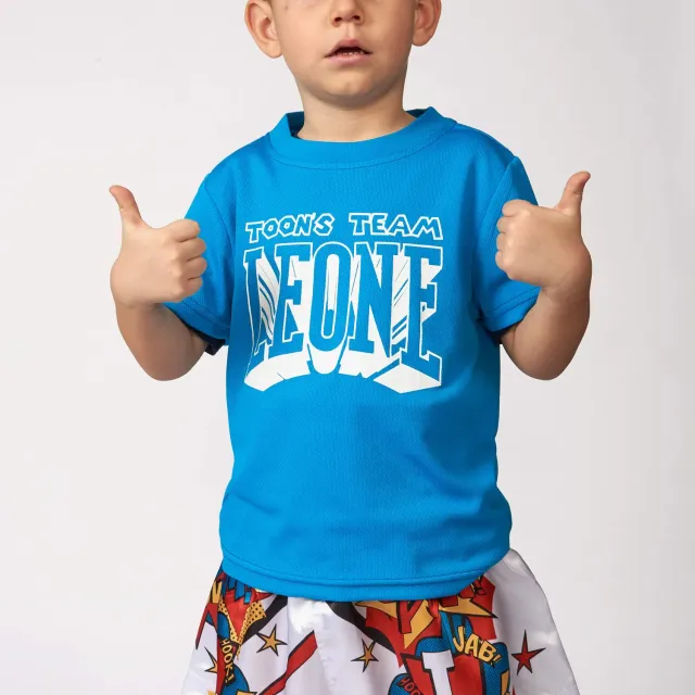 Leone1947 Toon's Team T-Shirt Bambino Azzurra S Traspirante