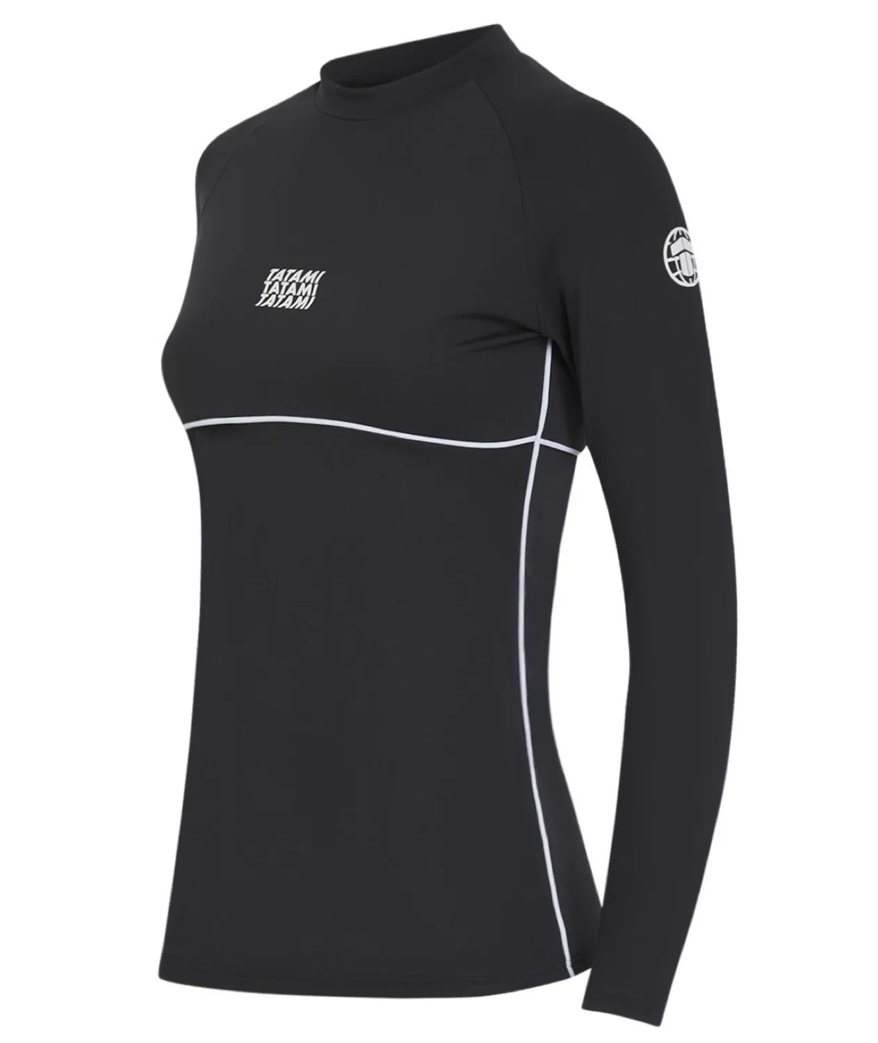 Tatami Contour rash guard donna manica lunga nera
