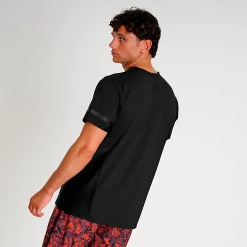Leone 1947 Black Lion ABX330 t-shirt uomo nera L logo tono su tono