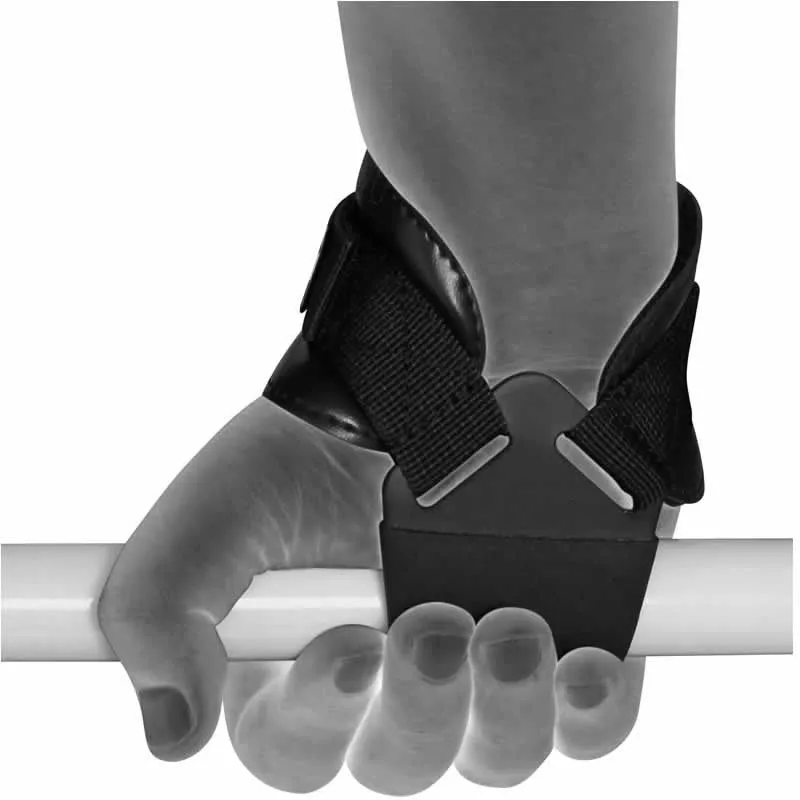 RDX W9 Cinghie Palestra Reverse Grip Nere antiscivolo