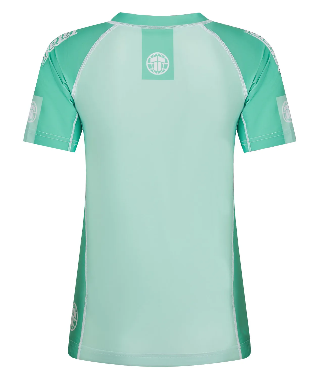 Tatami Ladies Contrast rash guard menta maniche corte
