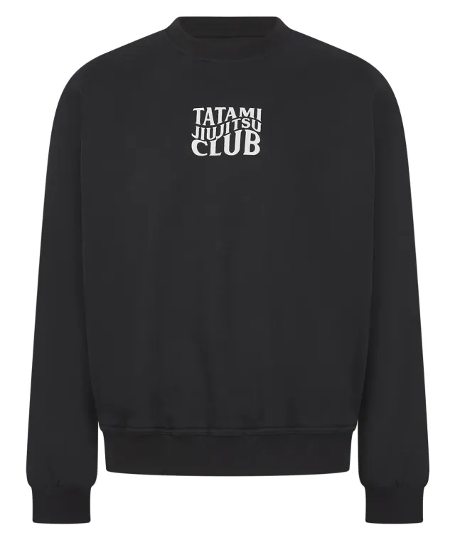 Tatami Fightwear Submission felpa oversize uomo nera calda