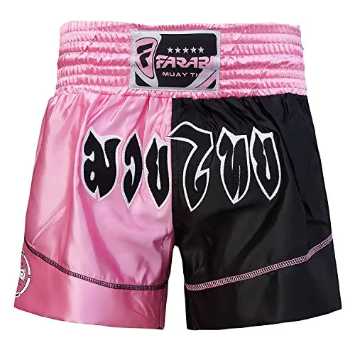 Farabi Dragon pantaloncini muay thai L corto satin