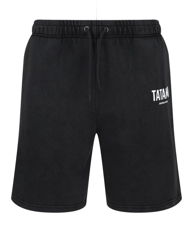 Tatami Fightwear JJ Club Stonewashed shorts grigi cotone
