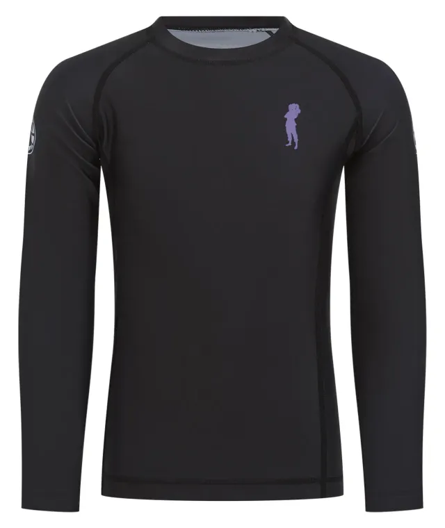 Tatami Helena Profile rash guard bambina nera manica lunga