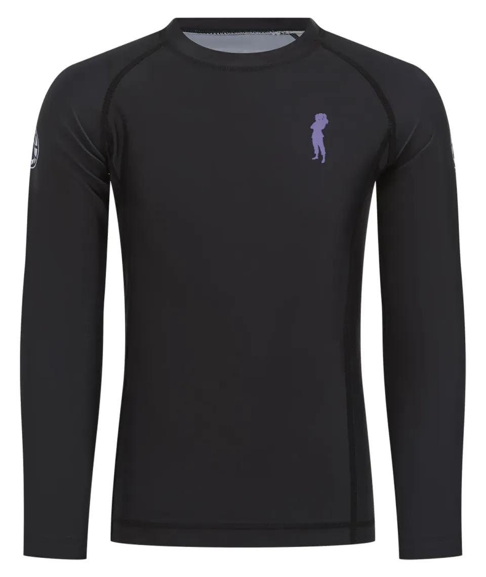 Tatami Helena Profile rash guard bambina nera manica lunga