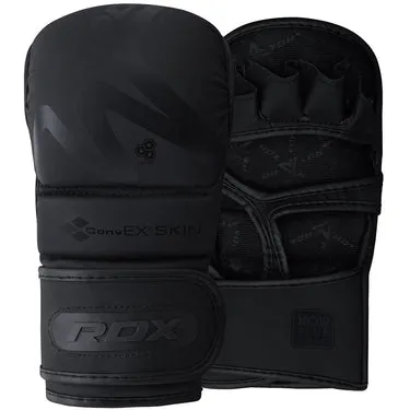RDX T15 Noir guanti MMA sparring pelle resistente
