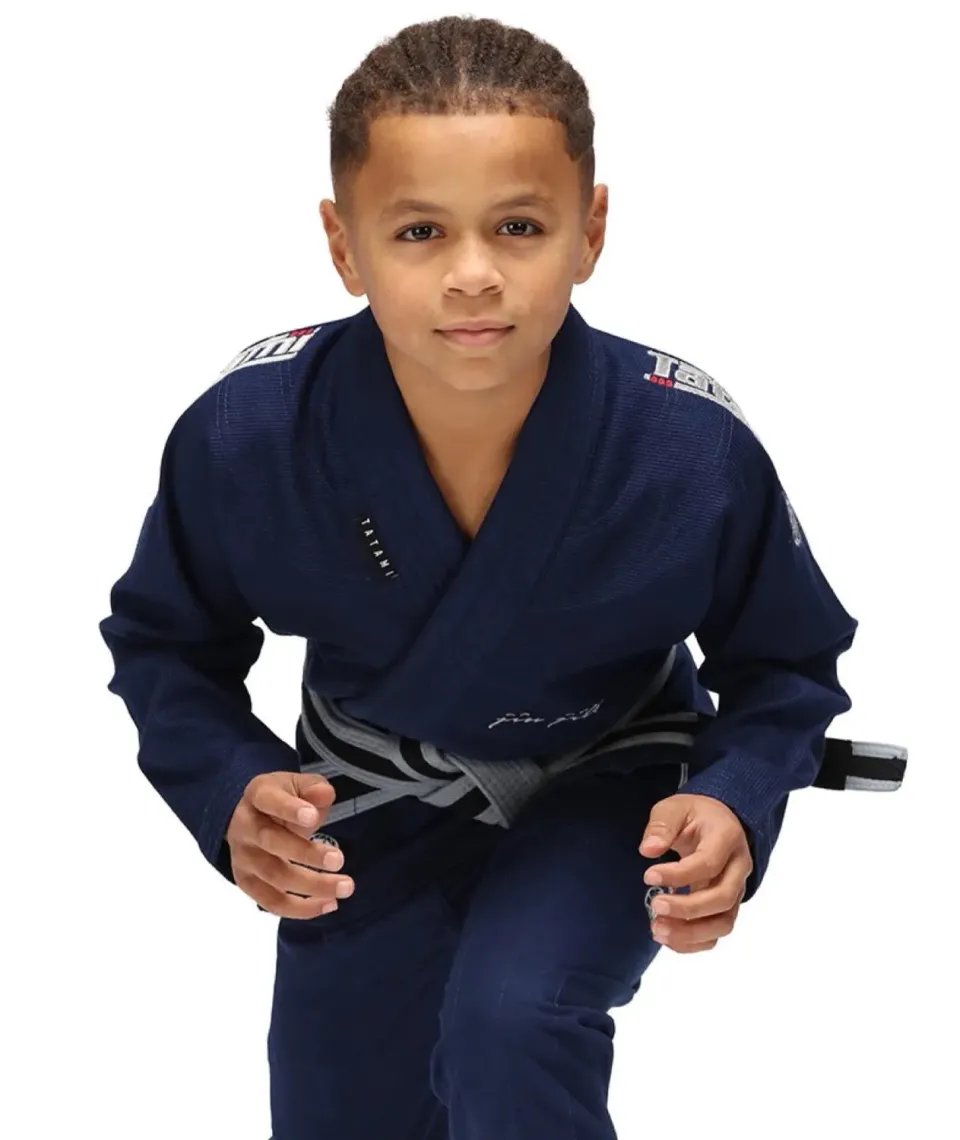 Tatami Elements Superlite kimono BJJ bambino blu navy leggero