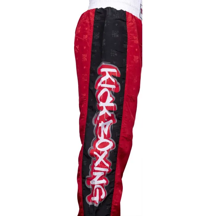 TOP TEN Prism Graffiti pantaloni kickboxing in poliestere