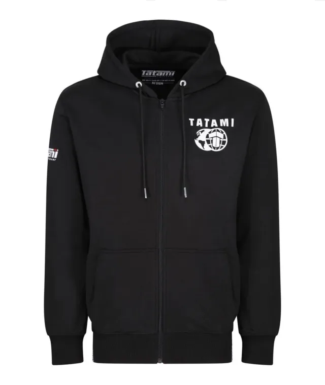 Tatami Raid Felpa Zip Uomo Nero L Cotone