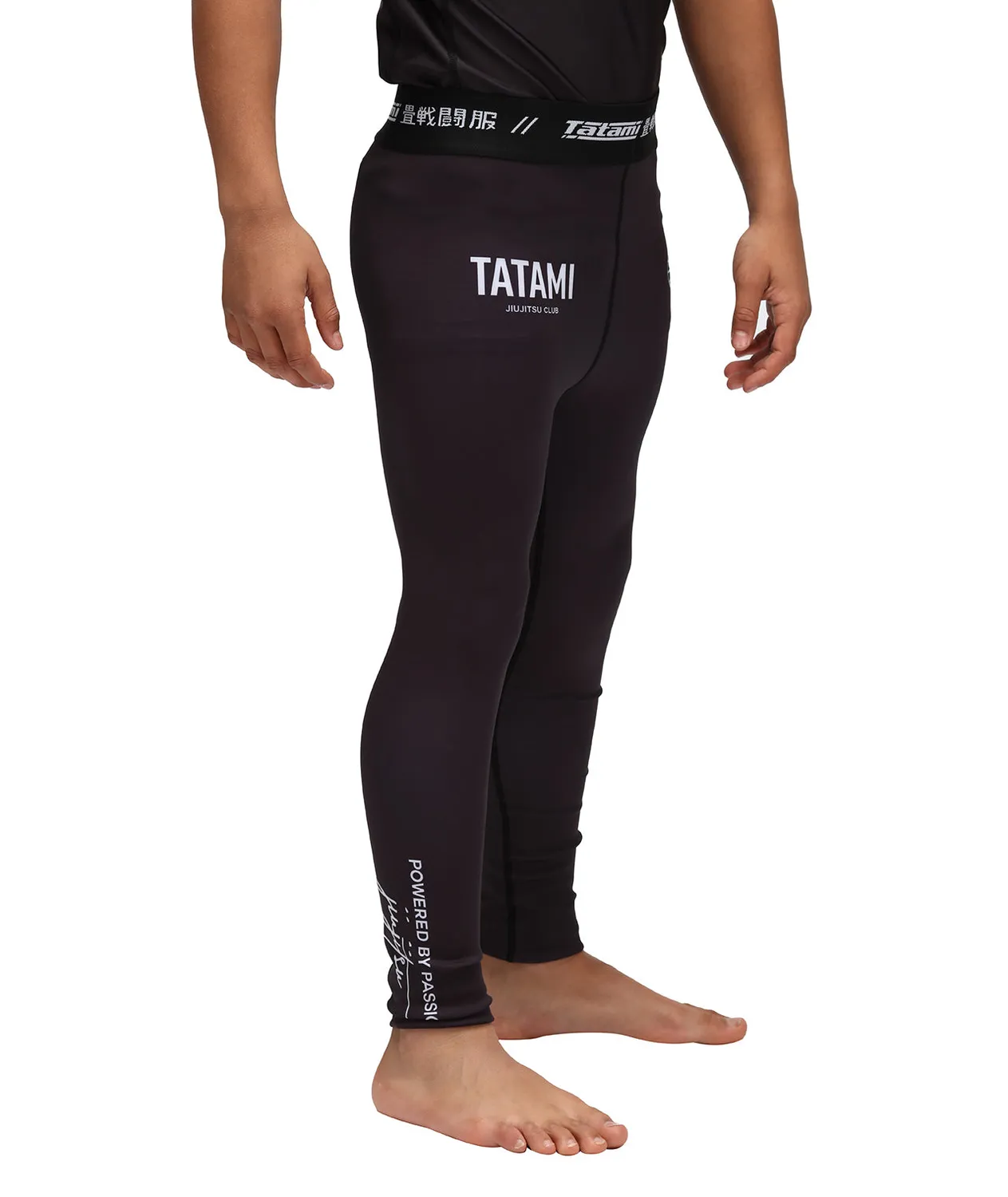 Tatami Fightwear JJ Club spats bambino grappling neri