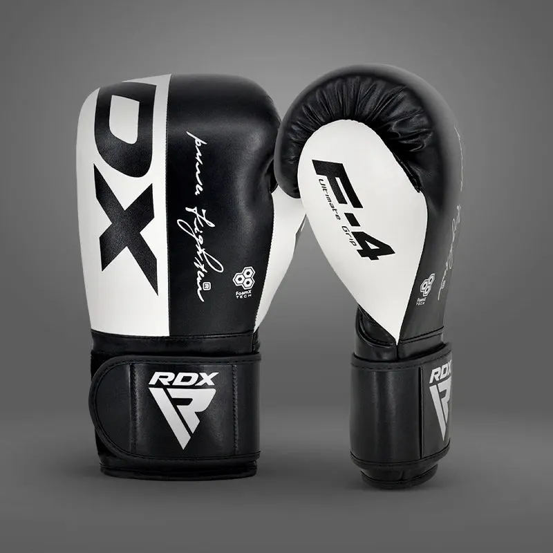 RDX F4 Guanti Boxe Hook Loop Training Resistenza Urti